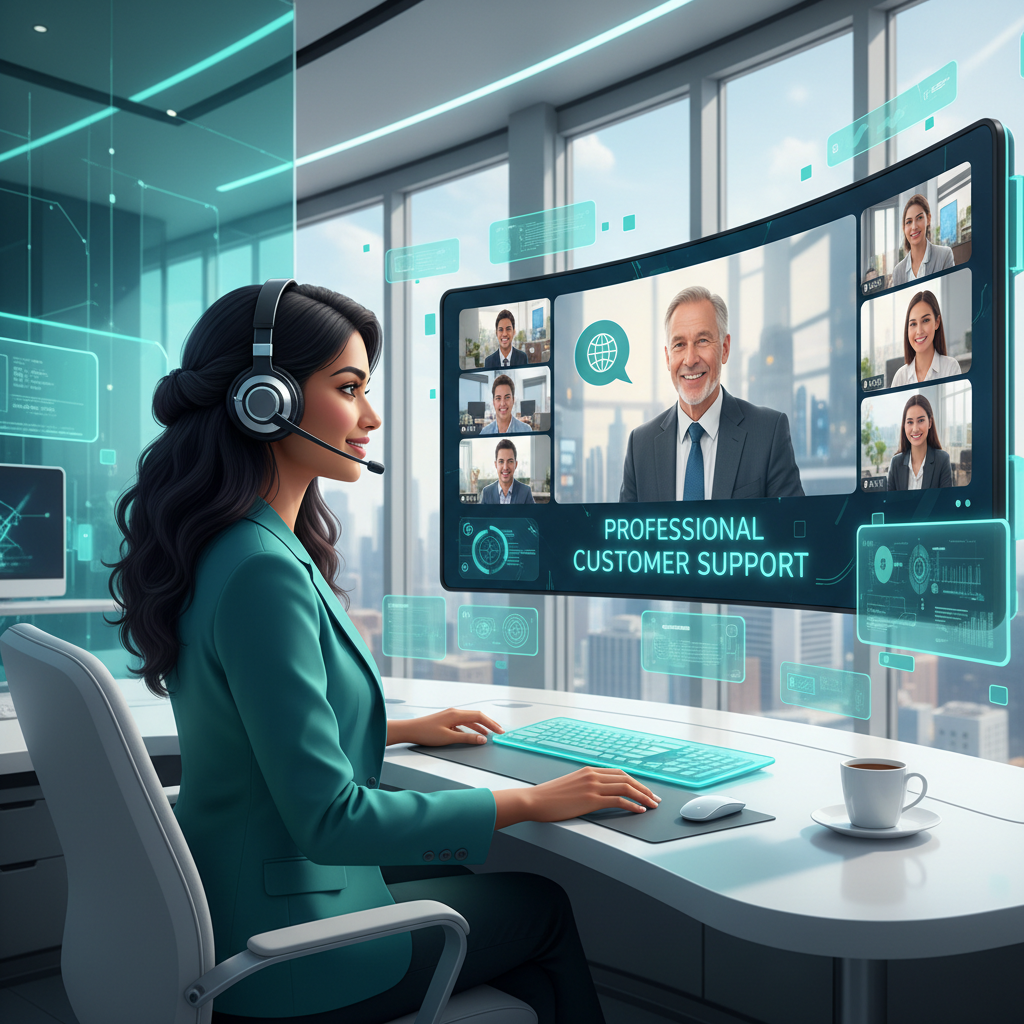 Video call customer support